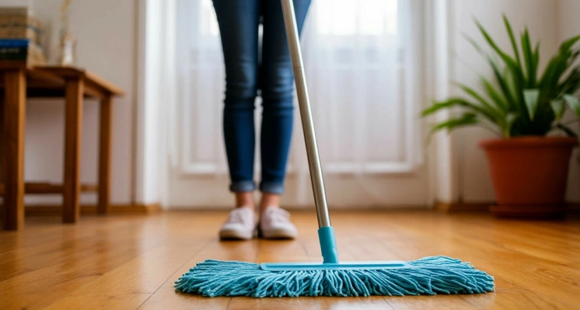 Для чего мыть пол необходимо шваброй в пупырчатой пленке, а в унитаз сыпать стиральный порошок: 12 хитростей умных уборщиц