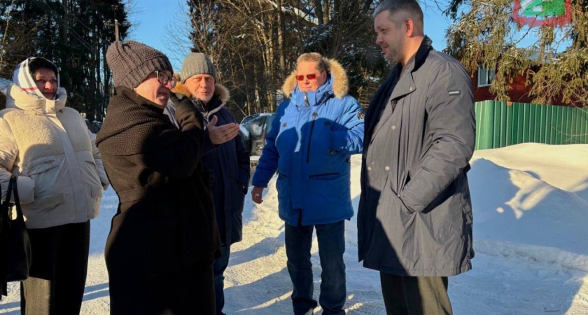 В деревне Наро-Фоминского округа запустили освещение одной из улиц