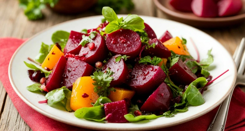 Не успеваю покупать свеклу, подсели всей семьей не то слово. Вкуснота необыкновенная! У нас эта закуска съедается большими сковородками