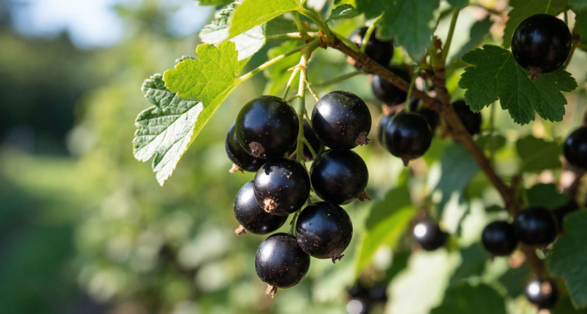 2 ложки на 10 л. воды – и смородина растет размером с вишню: ягоды собираем ведрами