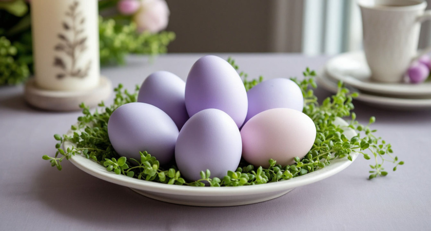 Модный сиреневый оттенок для пасхальных яиц: давно забытый метод окрашивания натуральными красителями