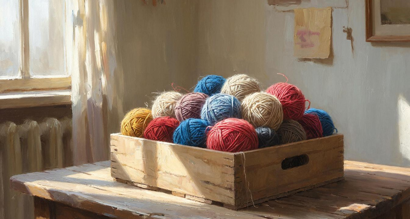 Перестаньте выбрасывать остатки пряжи: соседка делает из них нужные вещи для дома - раскрываем секрет