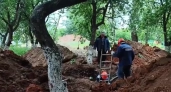 В Наро-Фоминске у школы № 5 заменяют сети водоотведения