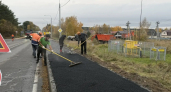 В Наро-Фоминске завершают строительство тротуара между Алексеевской улицей и микрорайоном Восточным