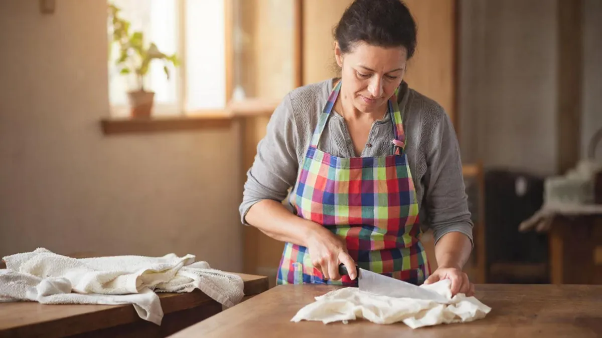 Превращаю потрёпанные полотенца в незаменимые помощники по дому: 9 идей для экономных