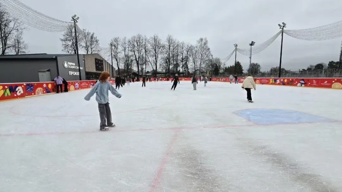 В Наро-Фоминске изменился график работы катка в Центральном парке