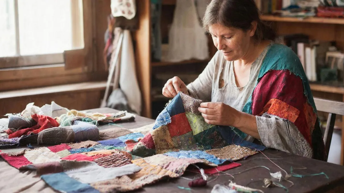 Старые лоскутки становятся полезными вещами: простые способы дать обрезкам ткани новую роль в хозяйстве