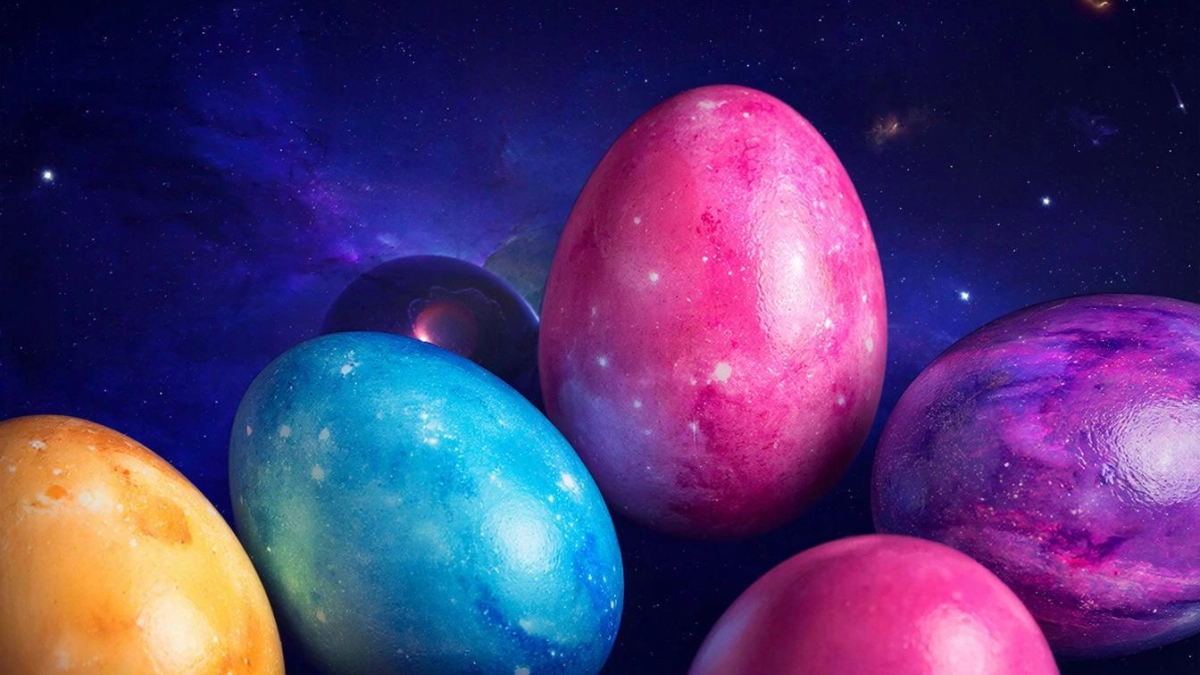 «Космические» яйца на Пасху-2026: ингредиент для покраски точно есть в каждом холодильнике