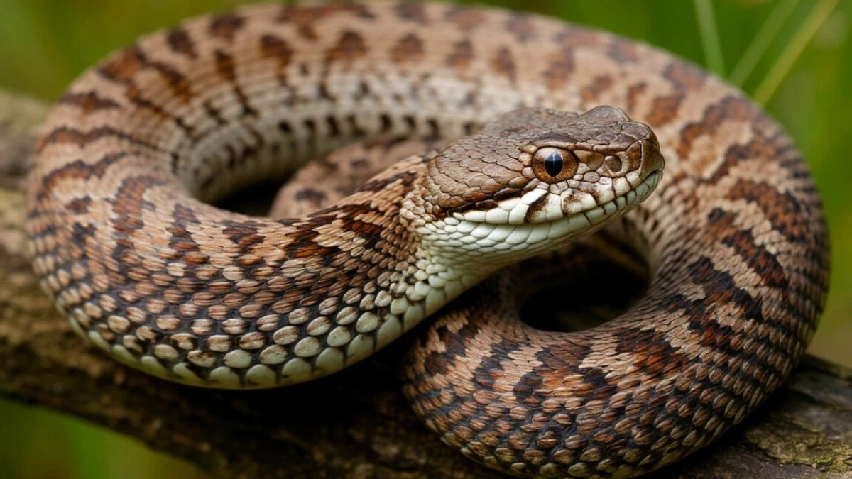 В лесах Московской области просыпаются краснокнижные змеи