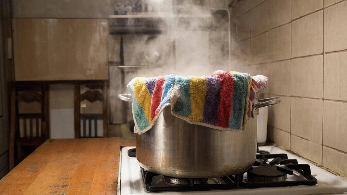 Вываривание полотенец в прошлом: добавьте 2 ложки на таз - станут как новые