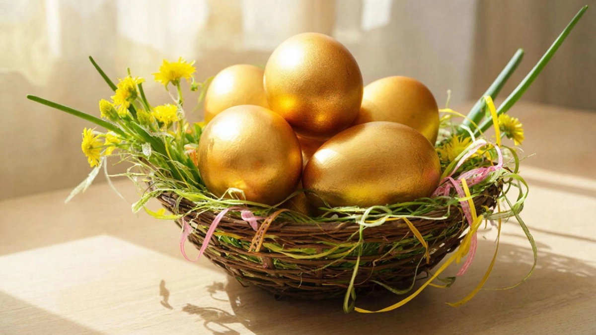 Ярче и красивее, чем от луковой шелухи: этот овощ окрасит яйца в дорогой золотой — на Пасху произведут фурор