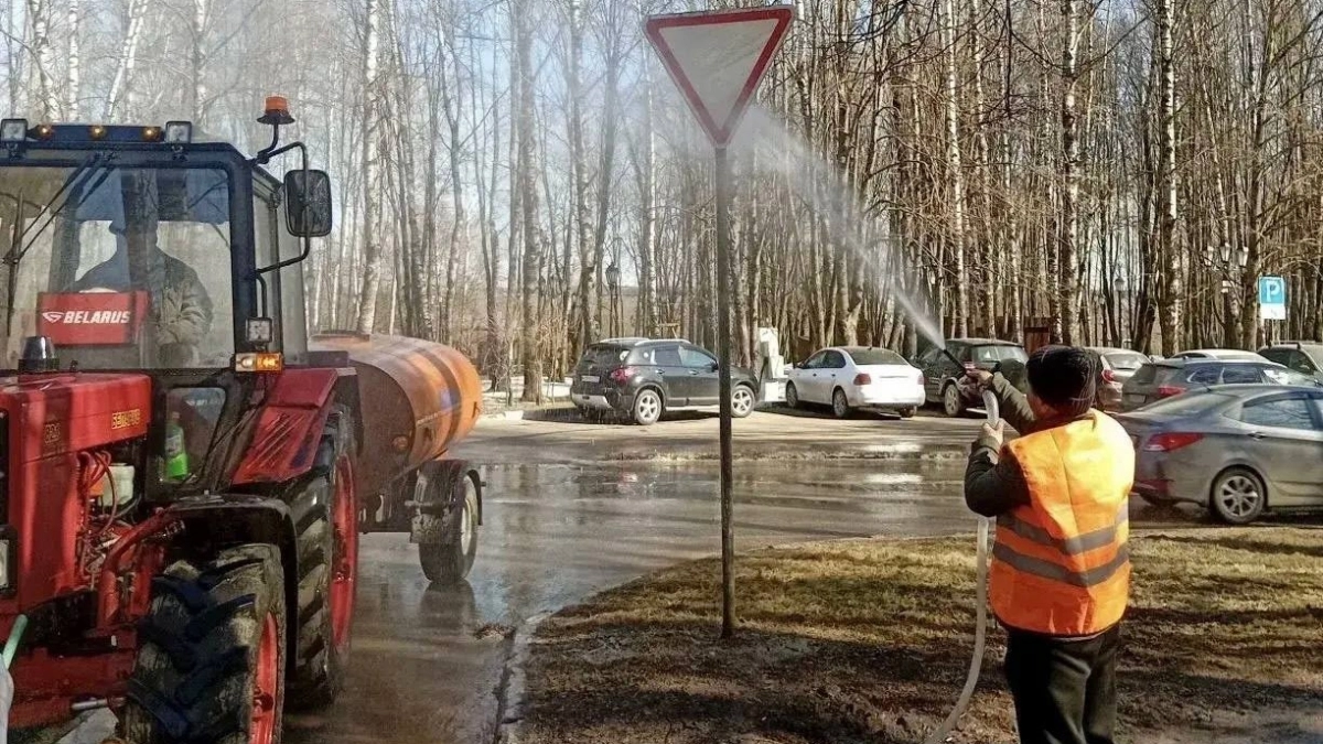 В Наро-Фоминском городском округе коммунальщики перешли на усиленный режим работы