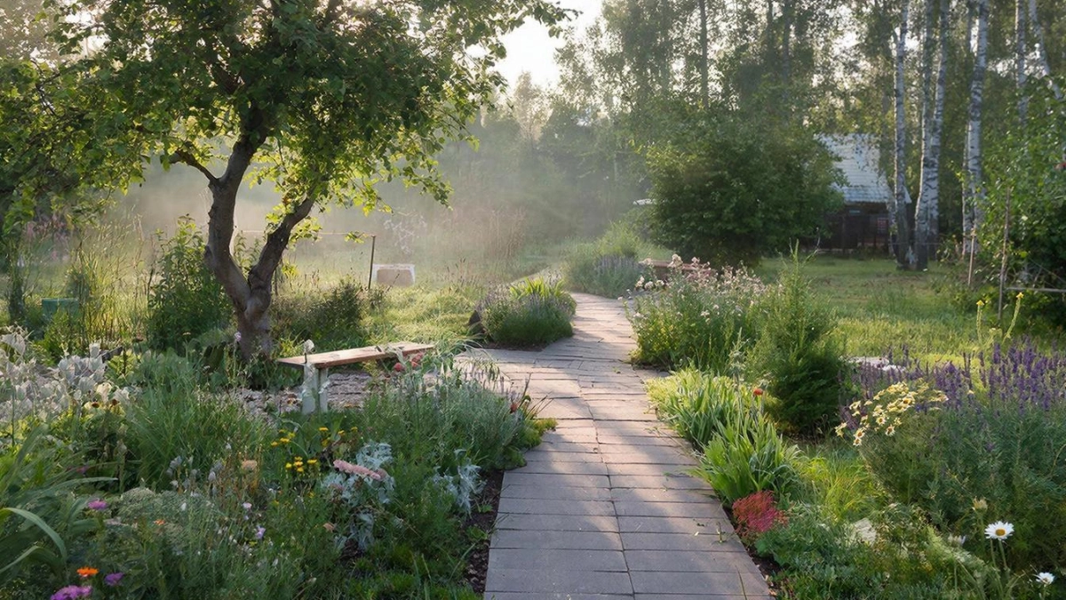 «Вечные» садовые дорожки: специальная технология без бетона покоряет дачников — без трещин и луж