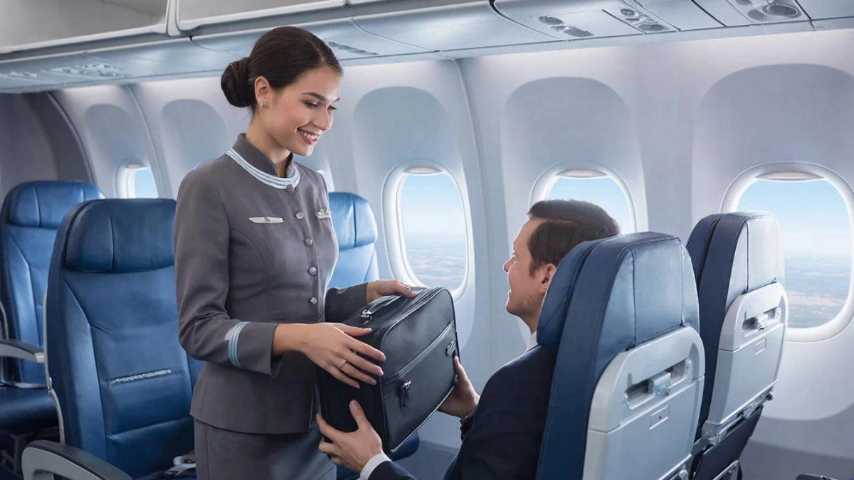 Стюардесса рассказала, почему никогда не помогает убрать ручную кладь на багажную полку