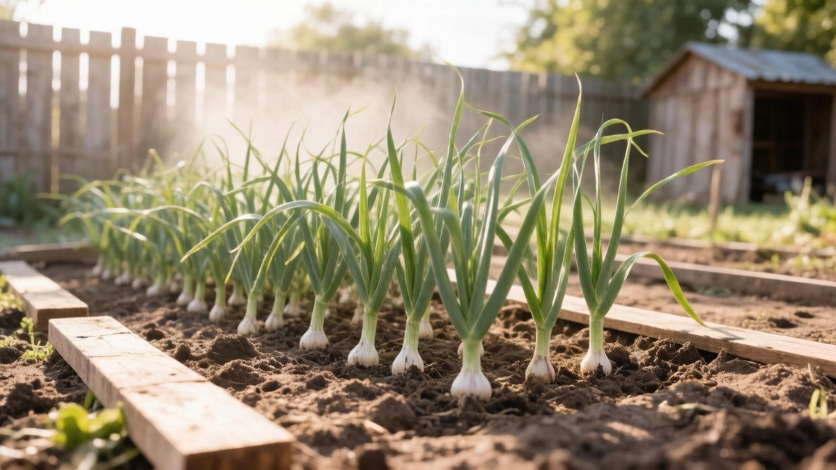 Чеснок будет с кулак: необходимая весенняя подкормка — залог богатого урожая
