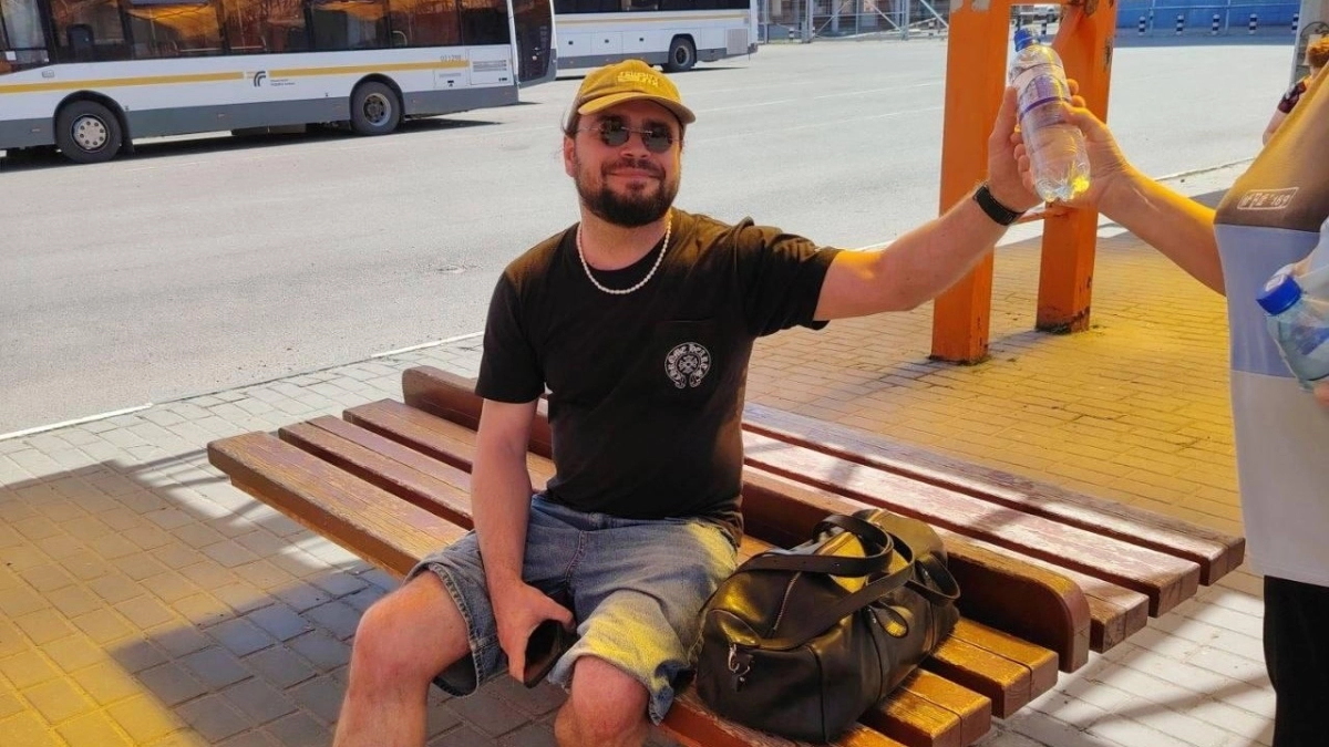 В Московской области пассажирам раздают прохладное питье из-за аномальной жары