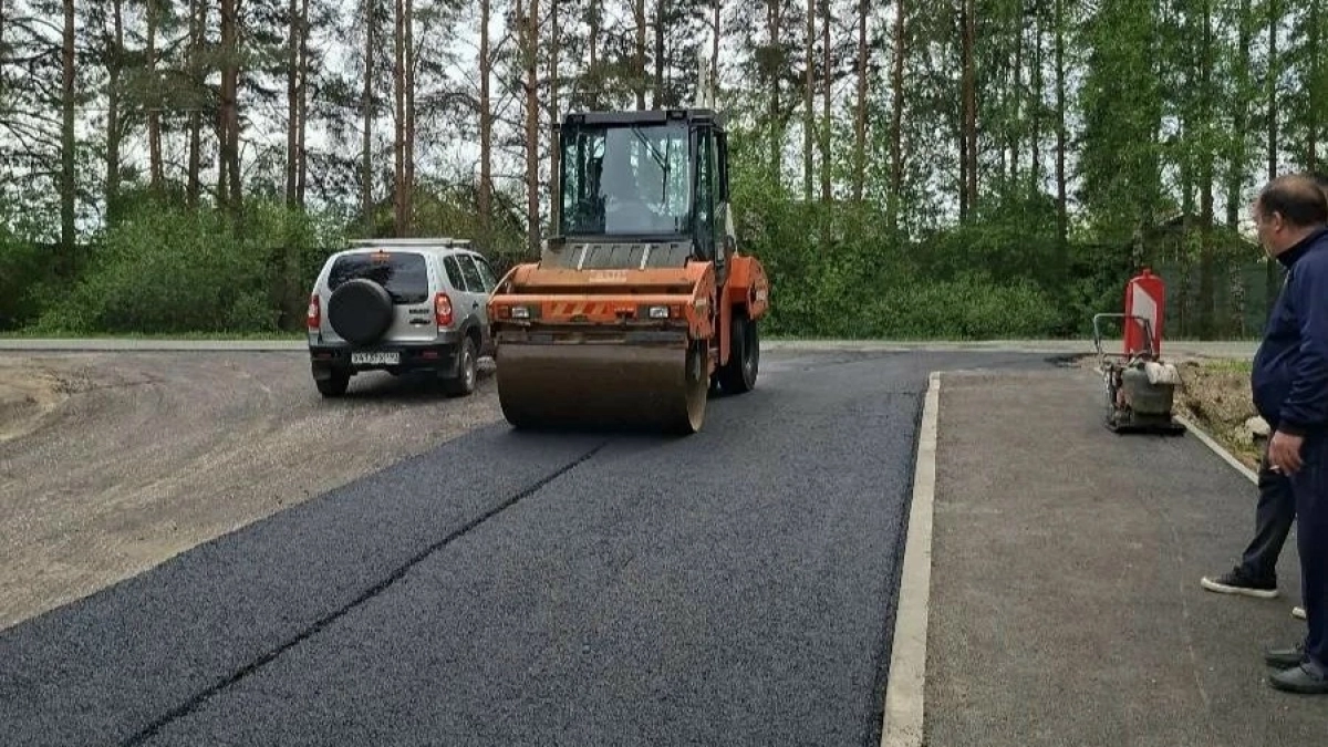 В Наро-Фоминске привели в порядок дорожное полотно на Окружной улице