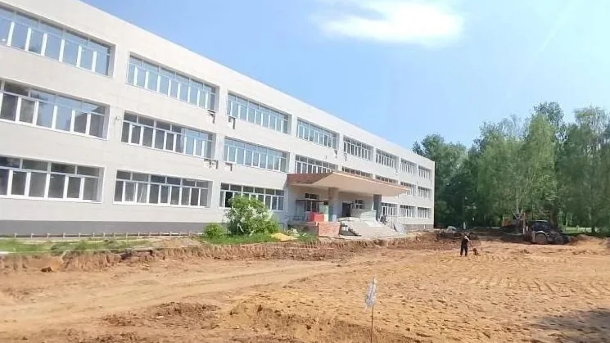 В Наро-Фоминске строители обновили школу №5 почти на две трети