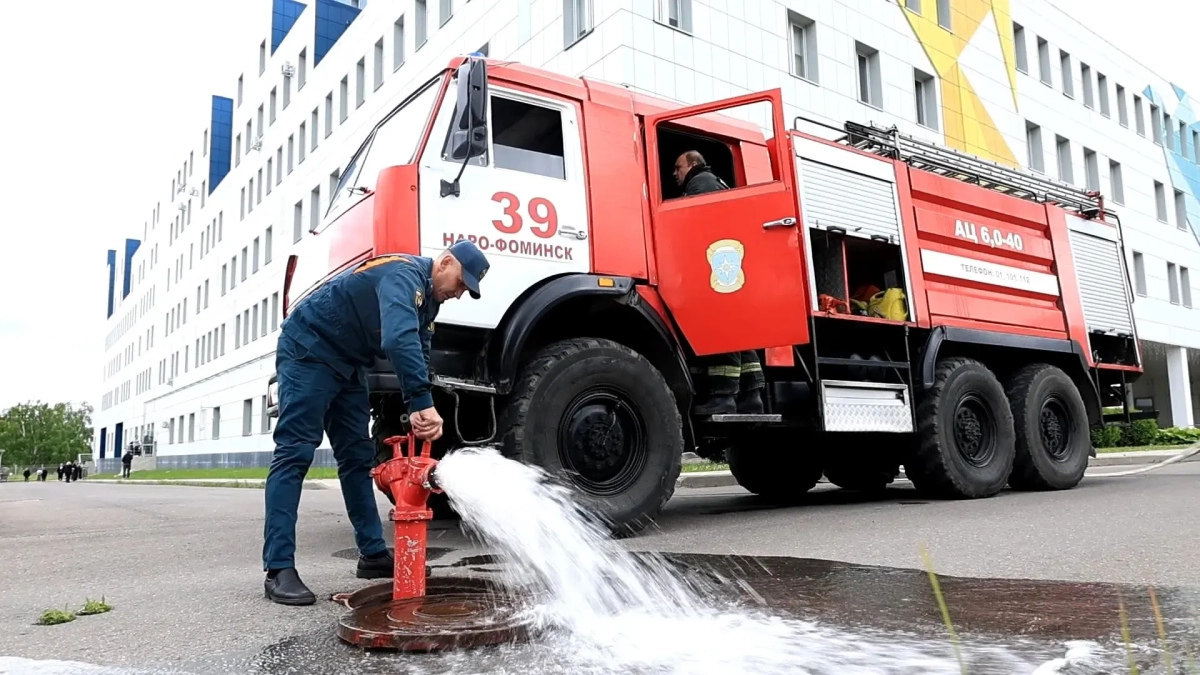 В Наро-Фоминском перинатальном центре провели общеобластную тренировку по безопасности