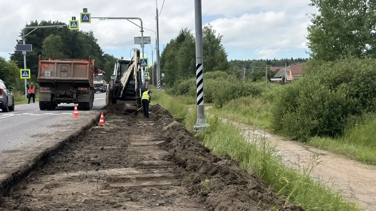 Тротуар соединит Алексеевскую и Праздничную с микрорайоном Восточный в Наро-Фоминске