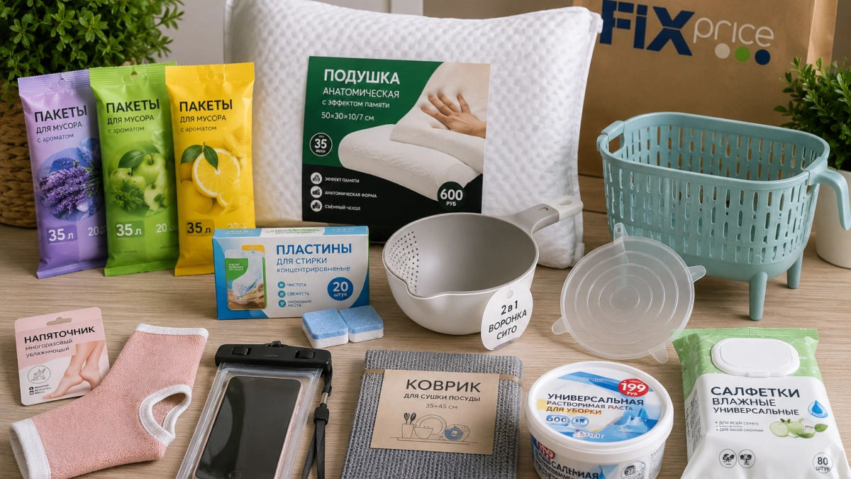 Многие проходят мимо этих 11 полезных товаров из Fix Price  — а зря: стоят копейки и спасают в быту каждый день