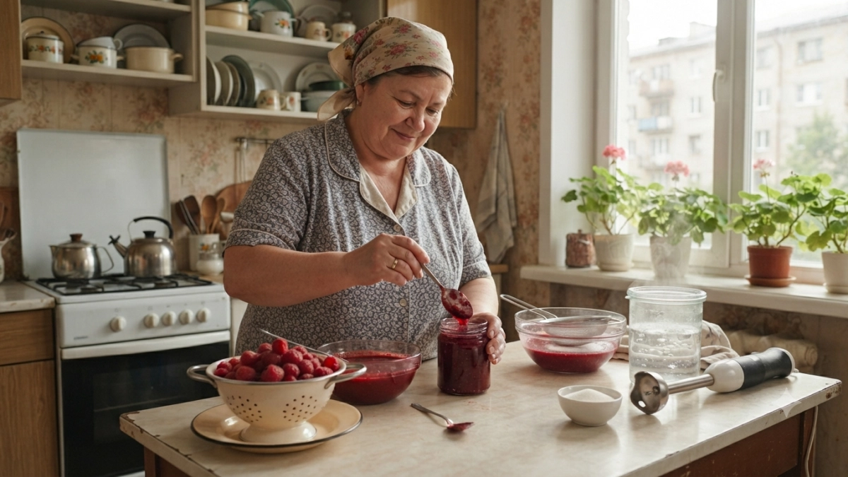 Не варенье и не конфитюр: делаю вкуснейший малиновый джем из 2 ингредиентов без варки и лишней возни — густое рубиновое наслаждение