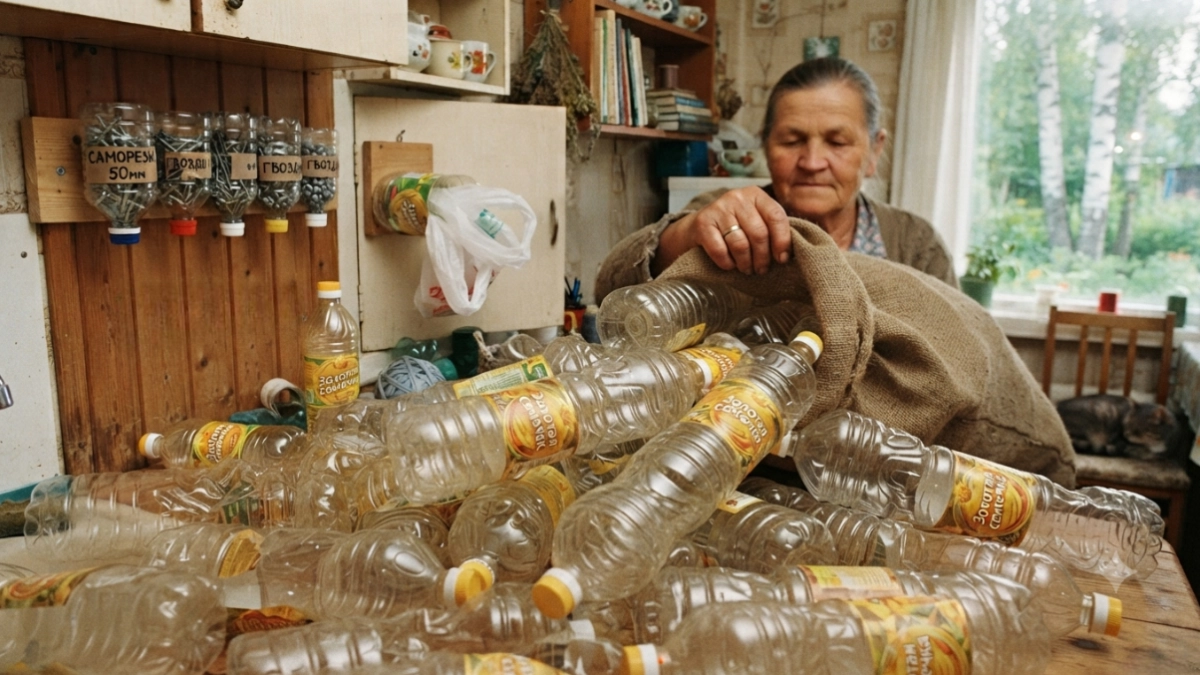 Не мусор, а рукодельное сокровище: бутылки из-под масла превращаю в полезные вещицы — любо-дорого смотреть