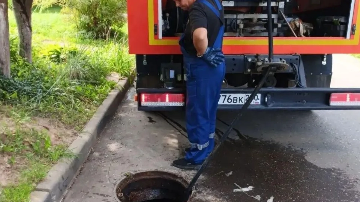 В Наро‑Фоминском округе промыли более 100 километров канализационных сетей