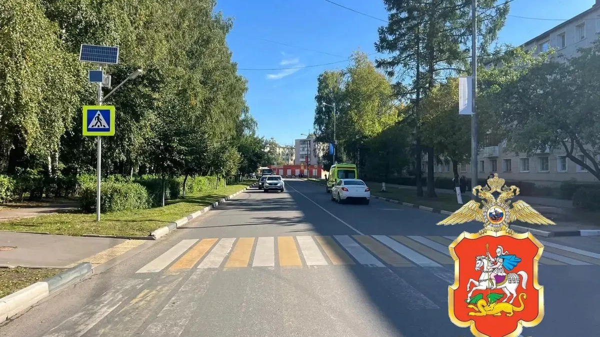 В Московской области автомобиль сбил девочку на пешеходном переходе