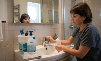 Ванная блестит как после клининга: покупаем 1 аптечный пузырек, и сантехника белее снега