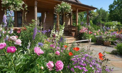 Посадите эти 3 многолетника у крыльца — аромат и польза целый сезон: воткнул и забыл