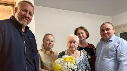 В Наро-Фоминском округе поздравили с 95-летием женщину, пережившую эвакуацию в годы Великой Отечественной