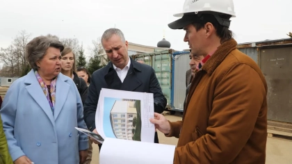 Глава Наро-Фоминского городского округа оценил ход капитального ремонта в школе № 6